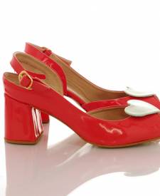 Sandalias Cuero Charol