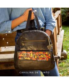 Mochila De Cuero Lyris 