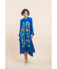 Camisola Ania Azul con arte magic paint 