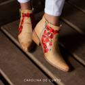 Bota De Cuero Eva Natural