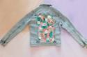 Campera de jean con arte